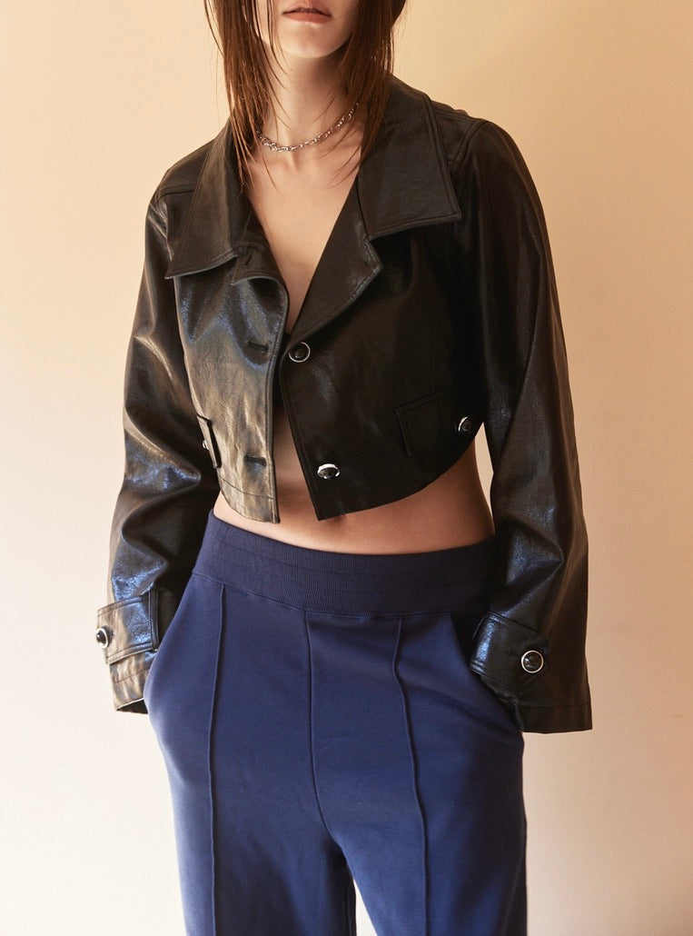 Polished Leather Jacket