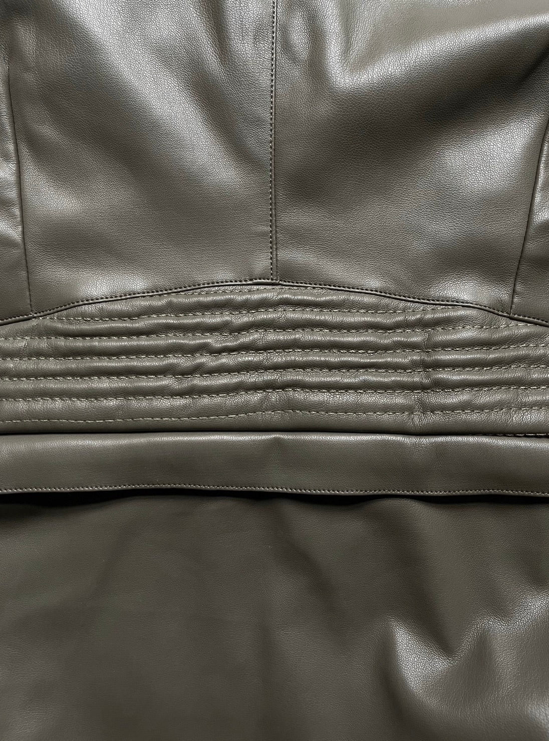 Bi-color Leather Jacket