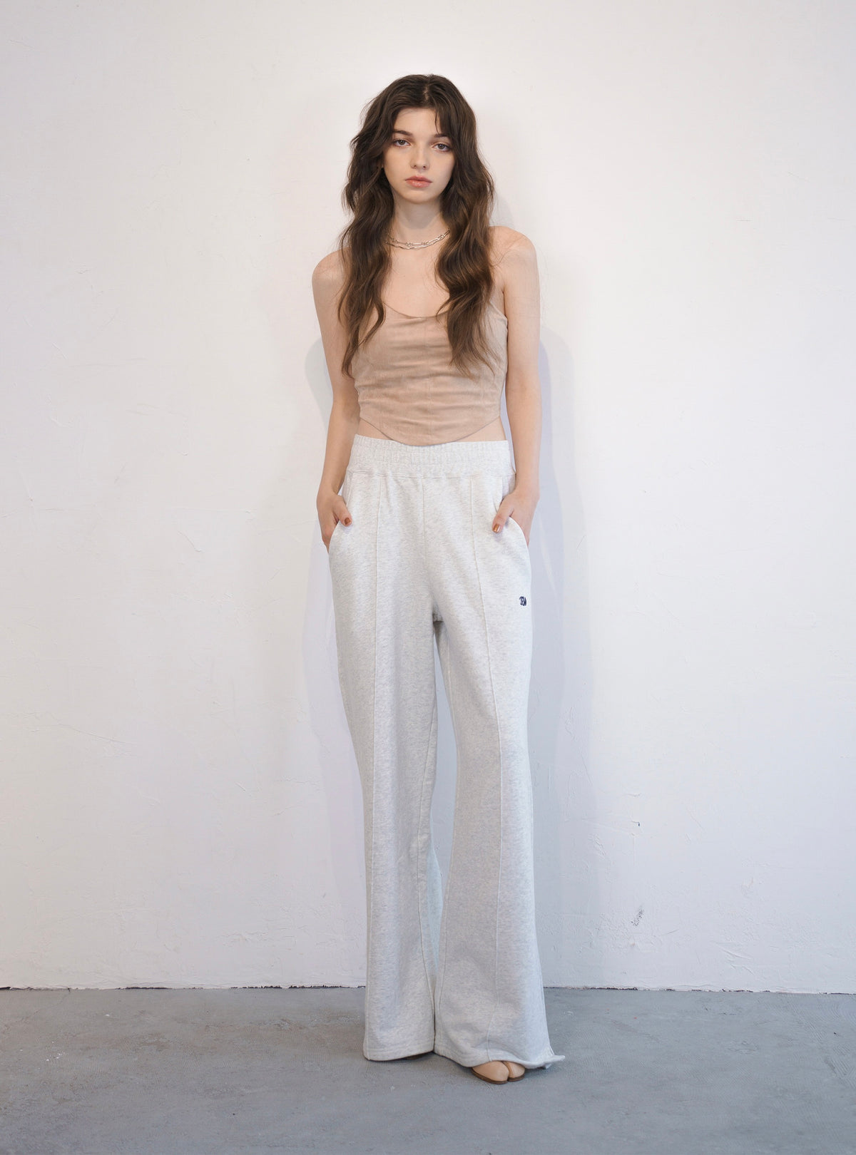 EMB Crease Sweat Pants