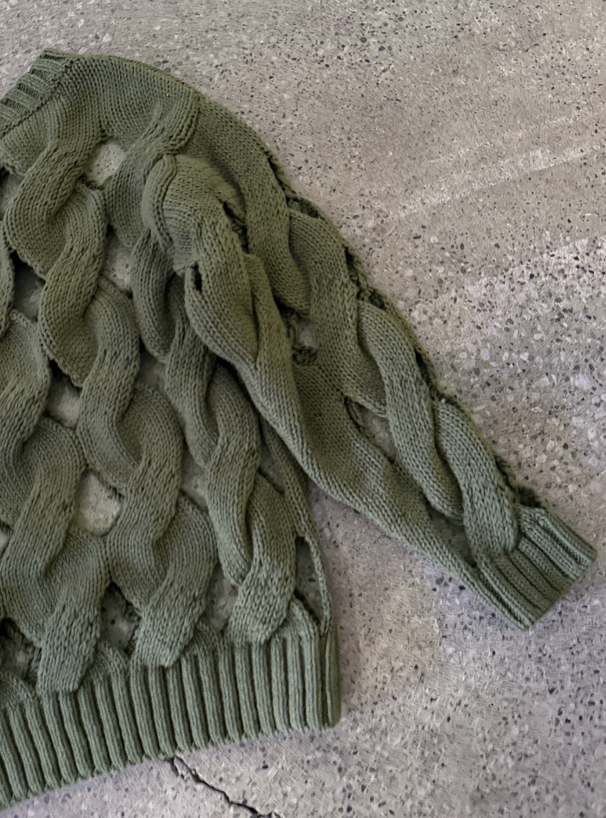 Skin Peek Cable Knit