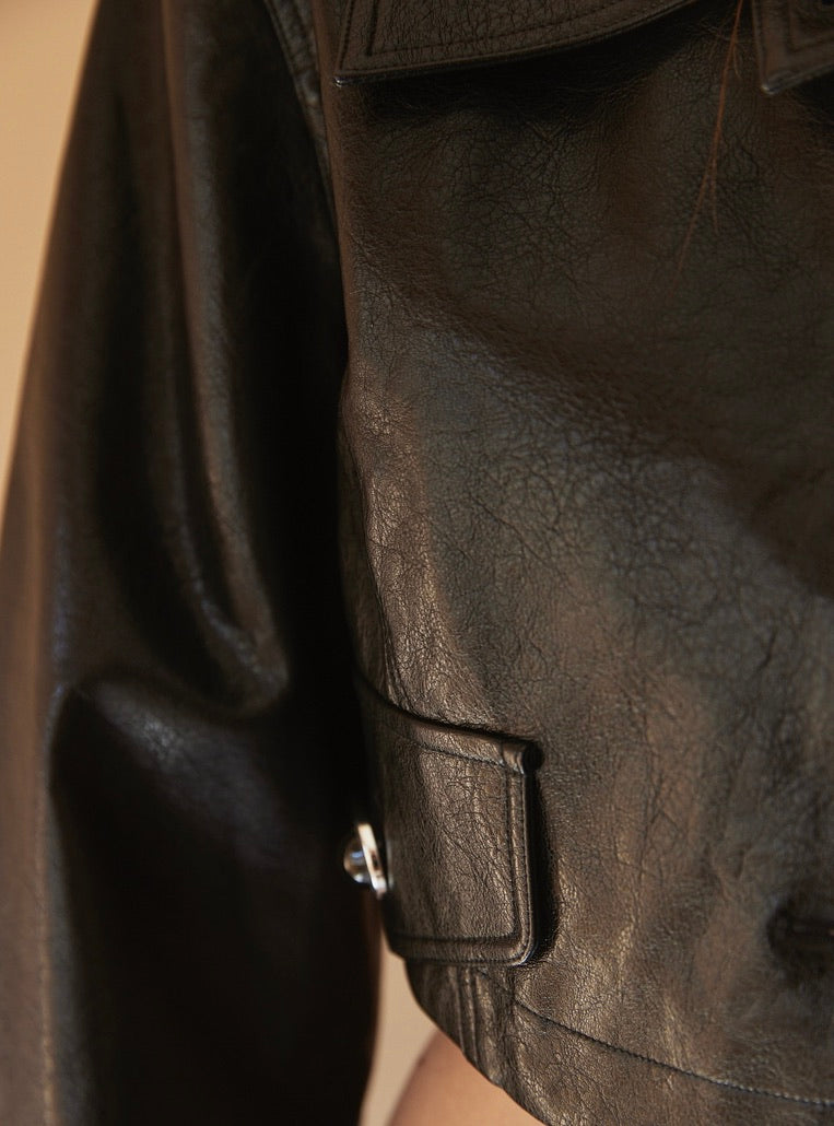 Polished Leather Jacket