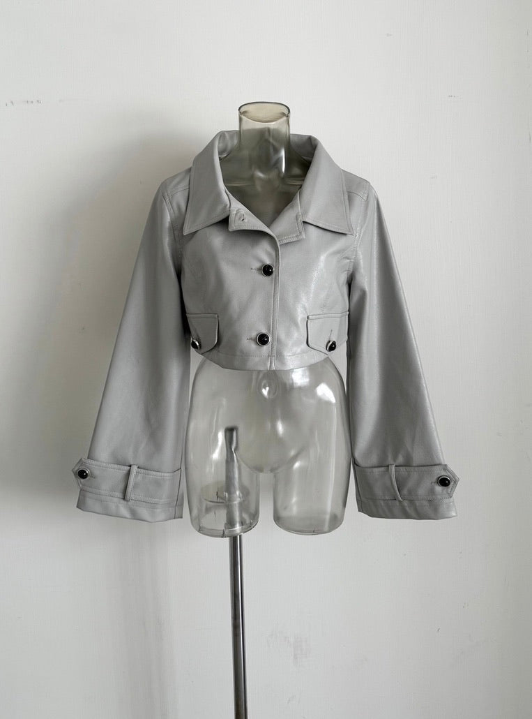 Polished Leather Jacket