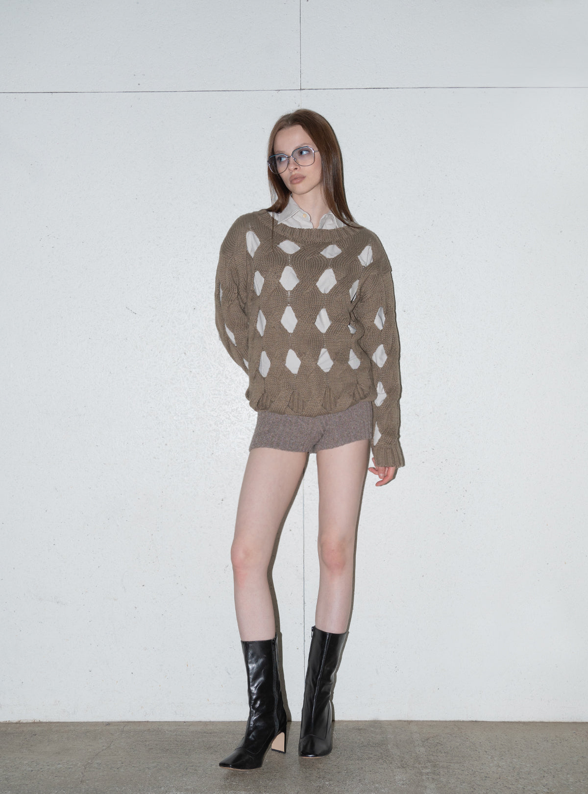 Skin Peek Cable Knit