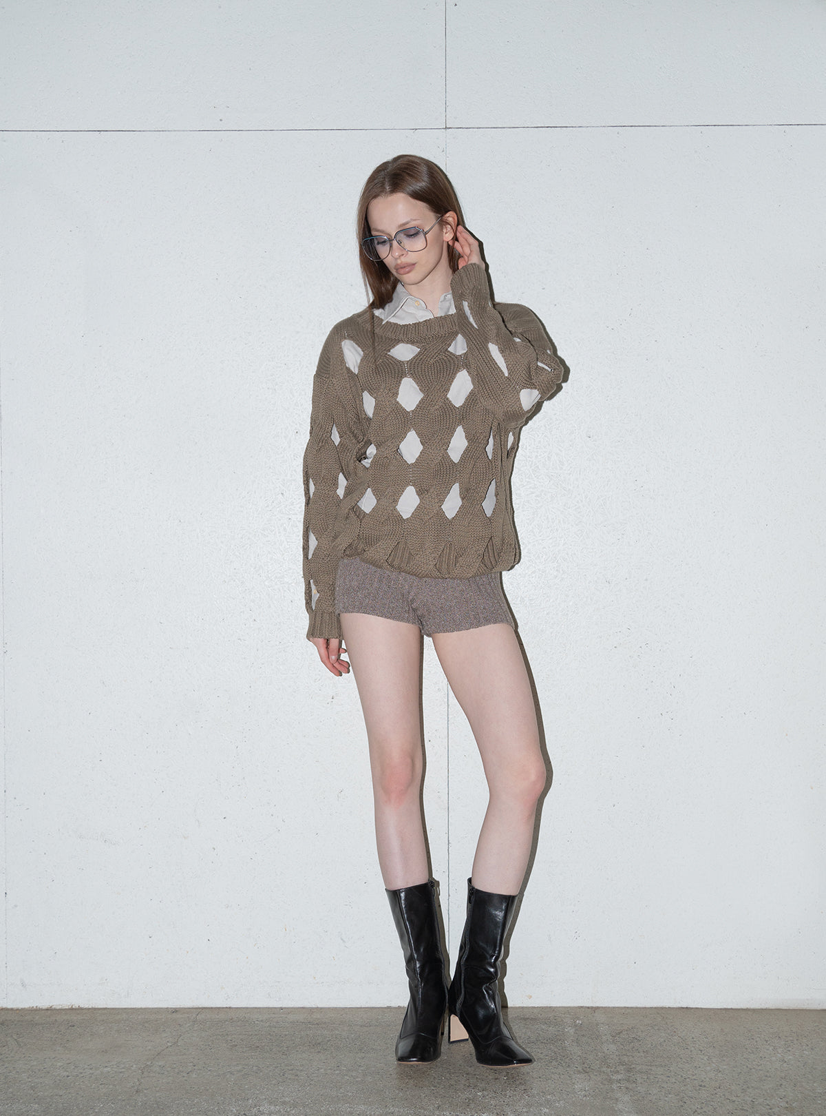 Skin Peek Cable Knit