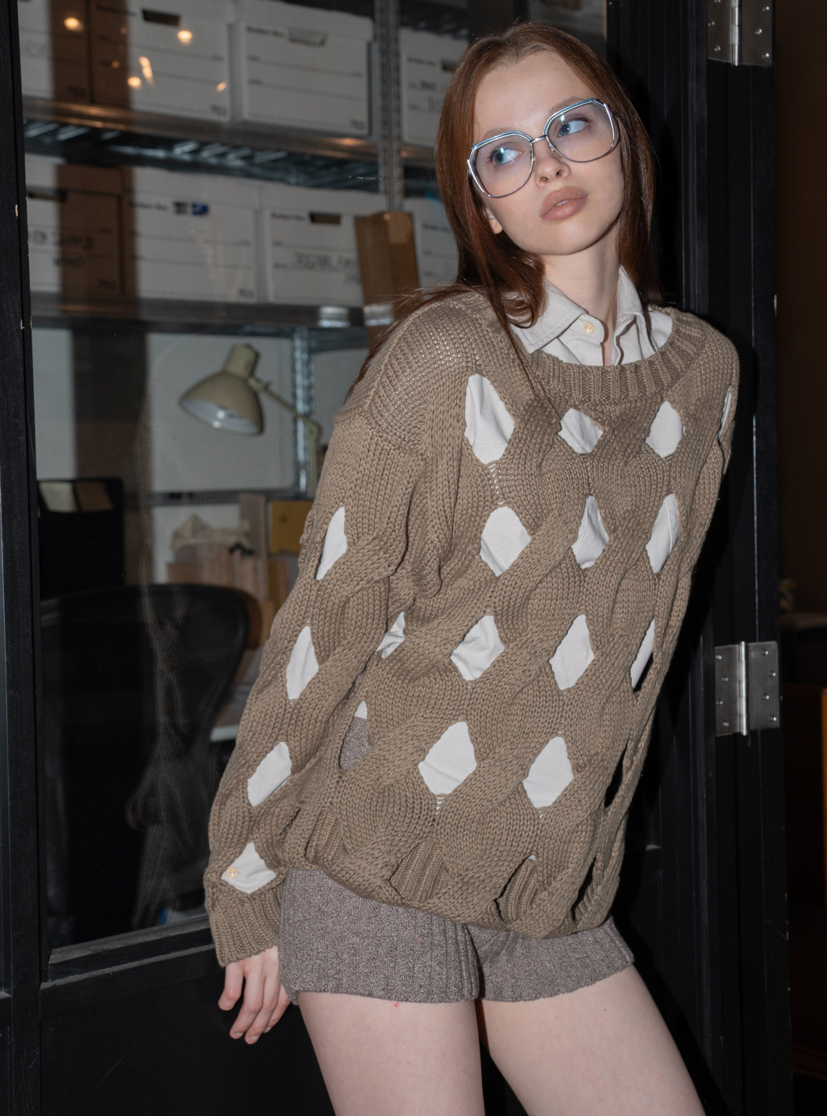 Skin Peek Cable Knit