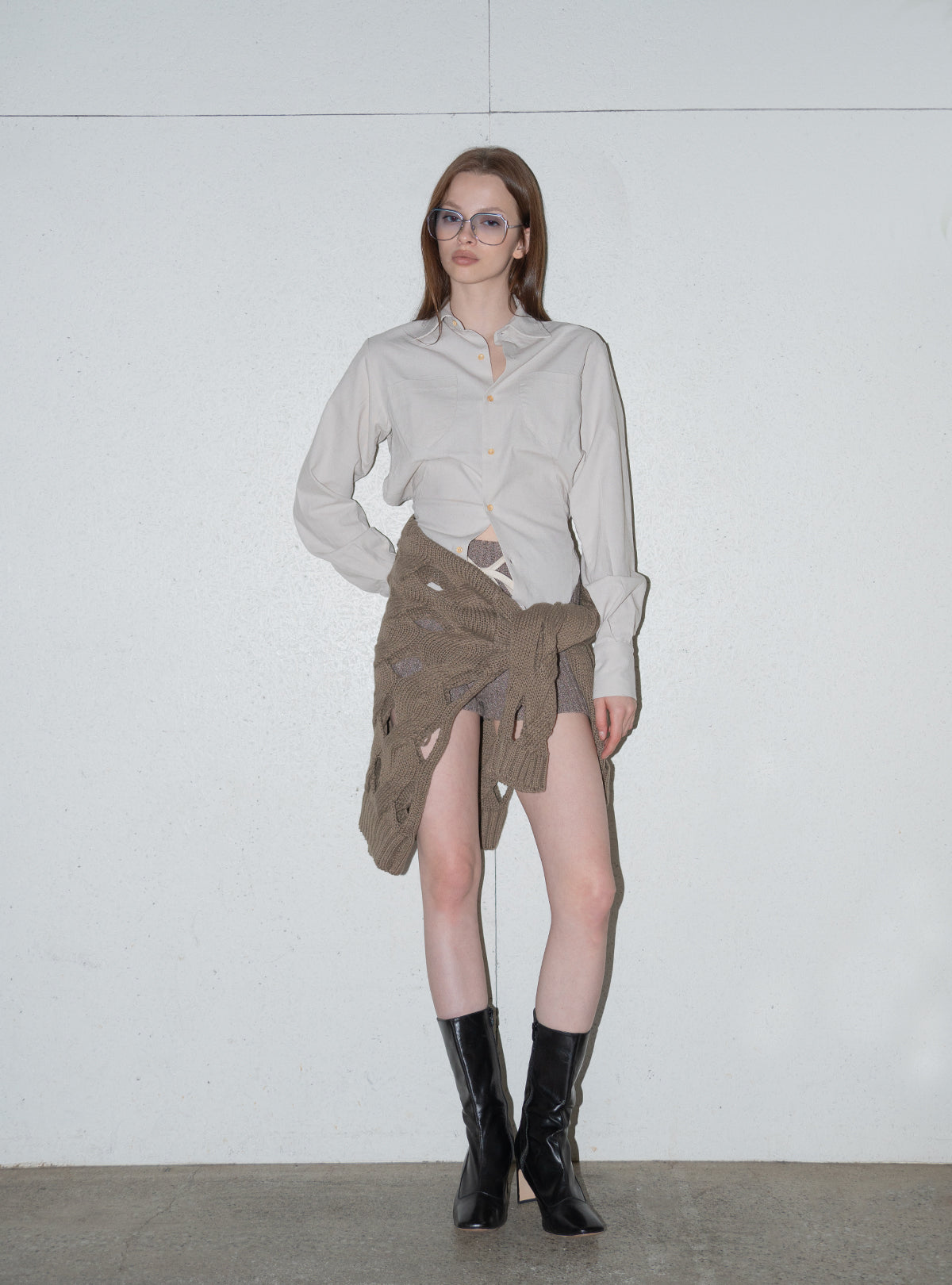 Skin Peek Cable Knit