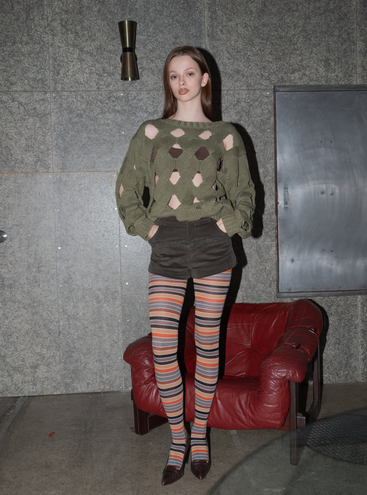 Skin Peek Cable Knit