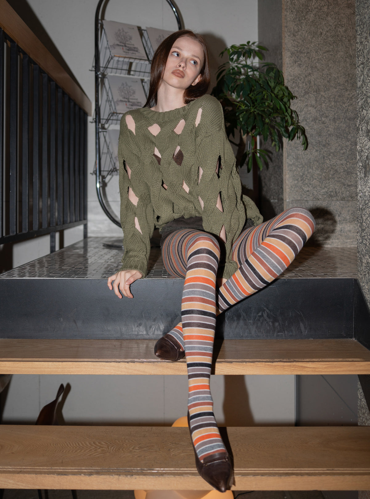 Skin Peek Cable Knit