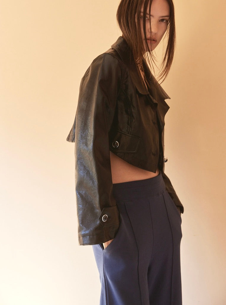 Polished Leather Jacket
