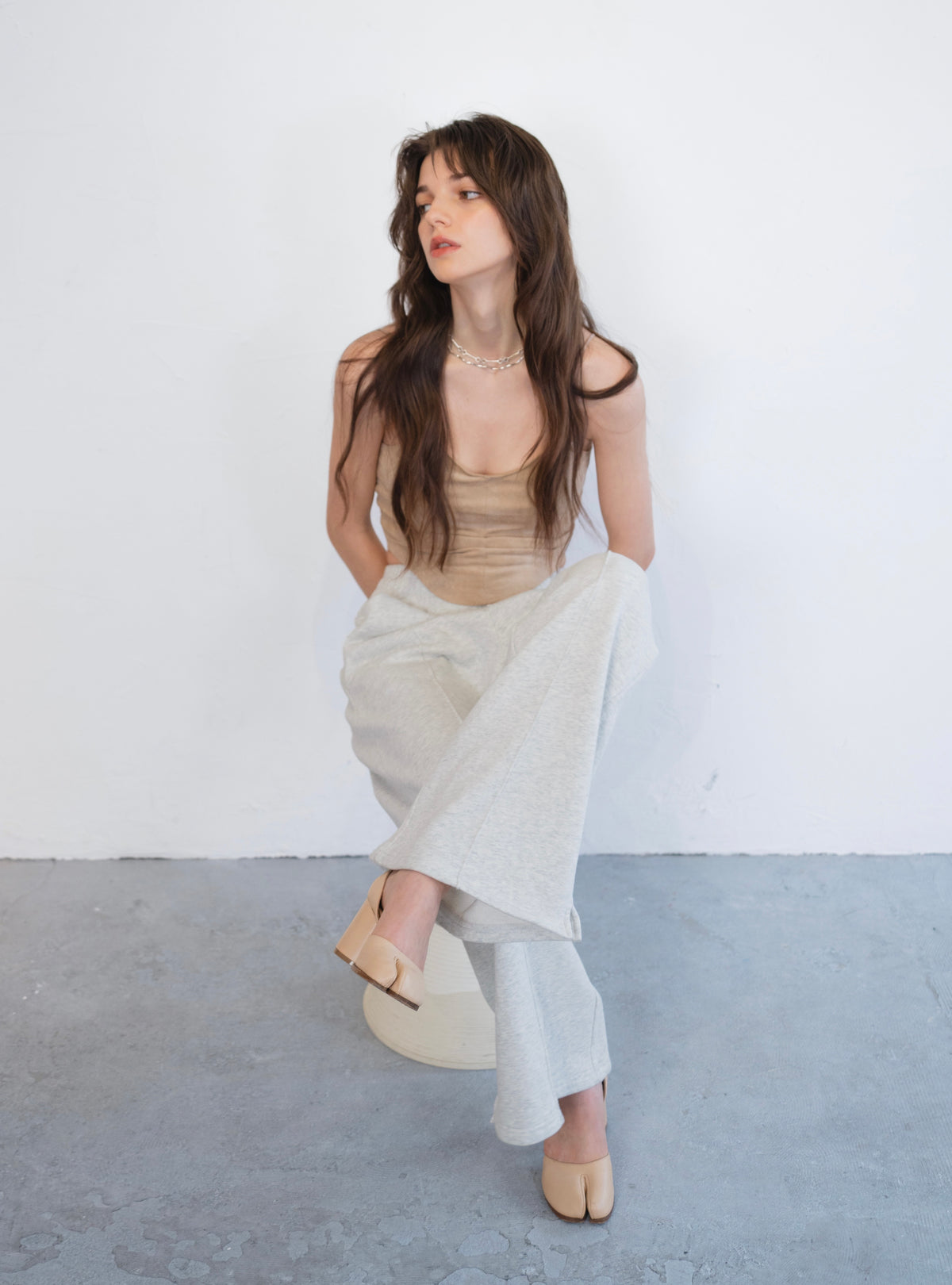 EMB Crease Sweat Pants