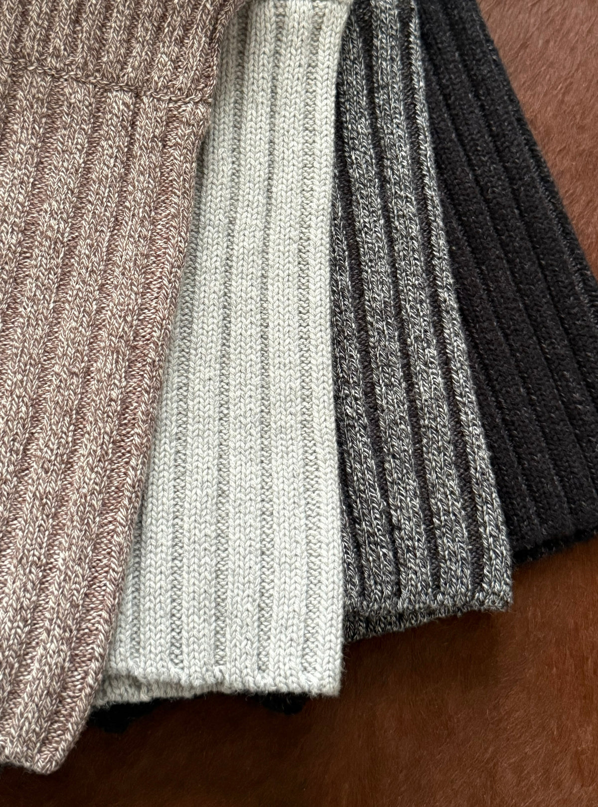 Contrast Knit Shorts