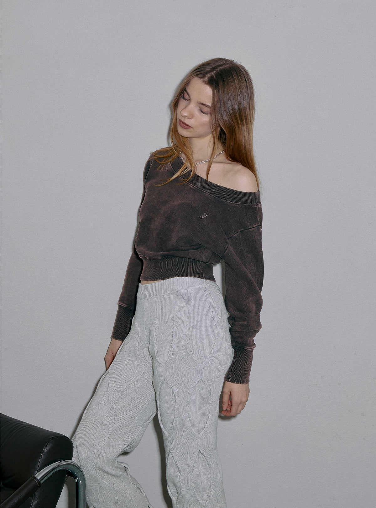 Shadow Loose Neck Sweat