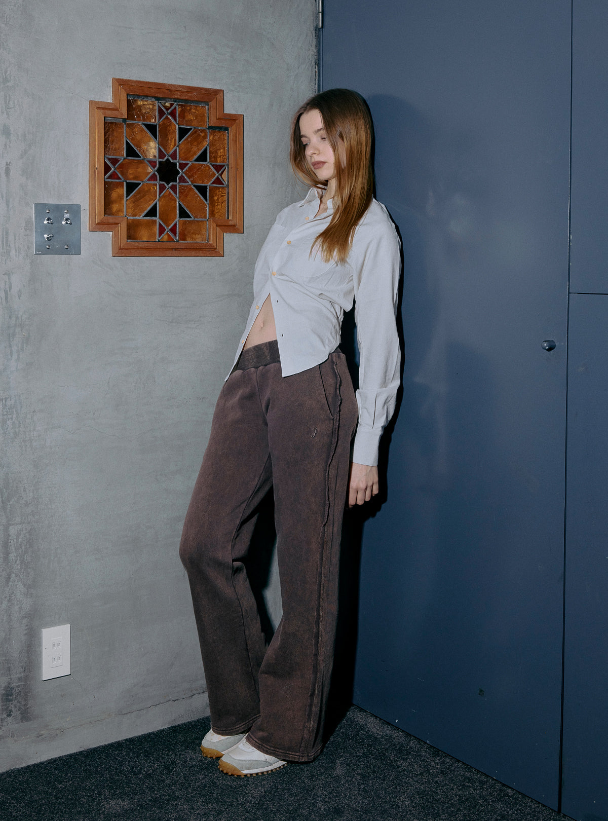 Shadow Cut Off Sweat Pants