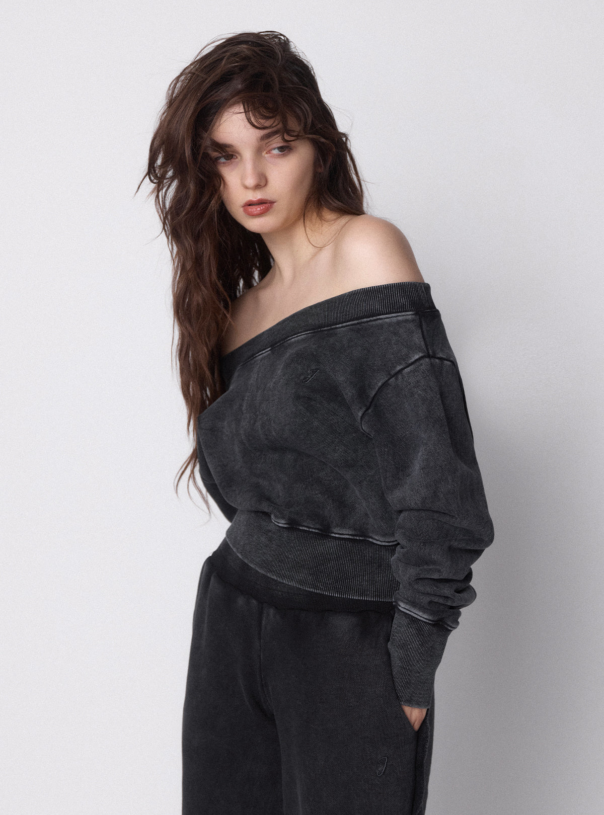Shadow Loose Neck Sweat – JUEMI