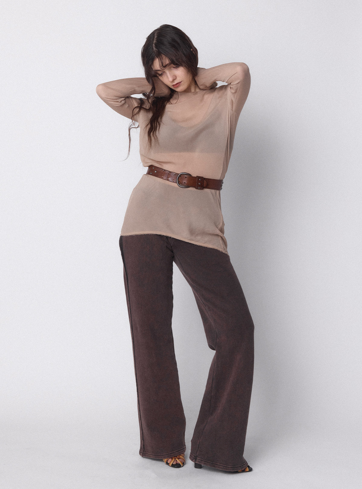 Shadow Cut Off Sweat Pants