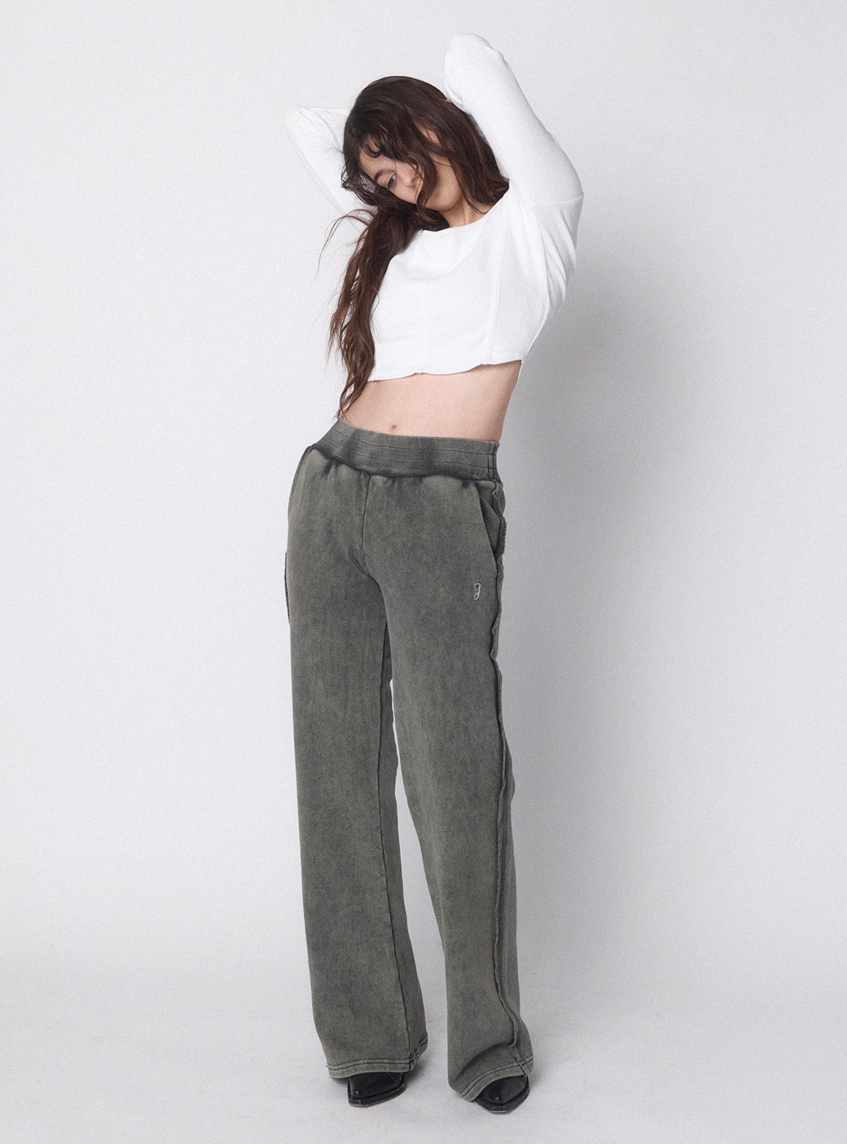 Shadow Cut Off Sweat Pants