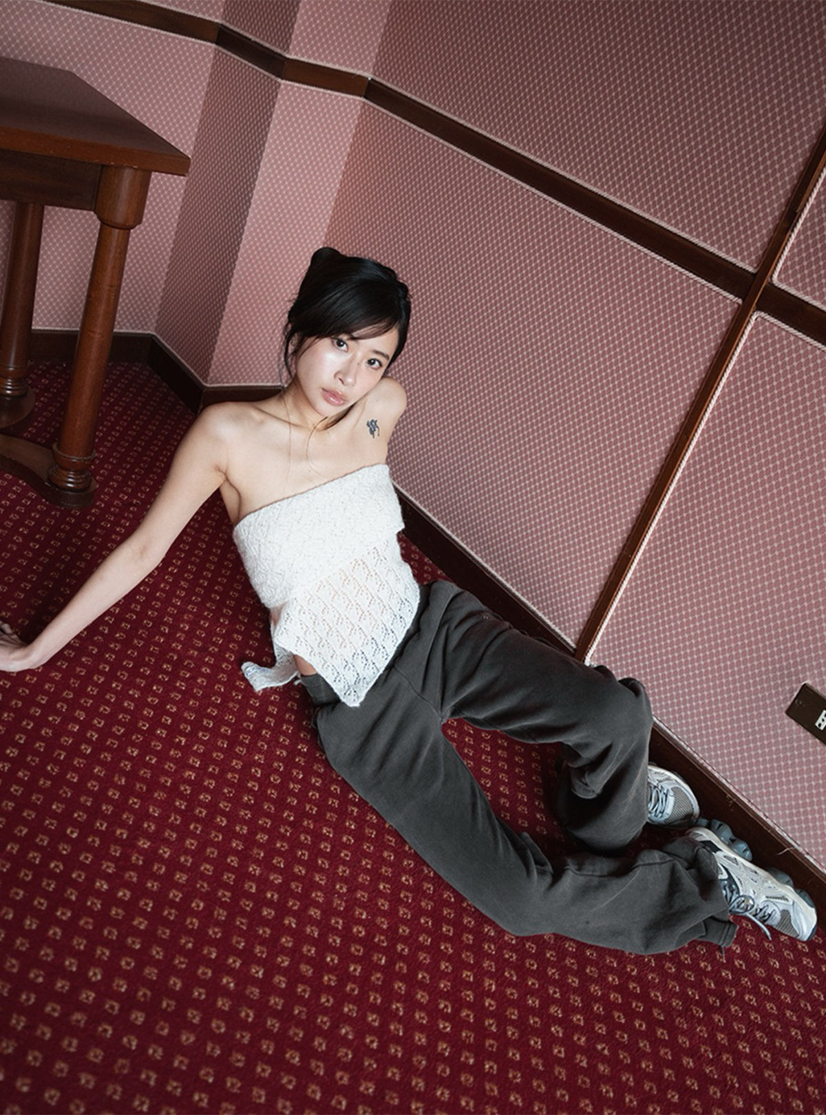 Shadow Cut Off Sweat Pants