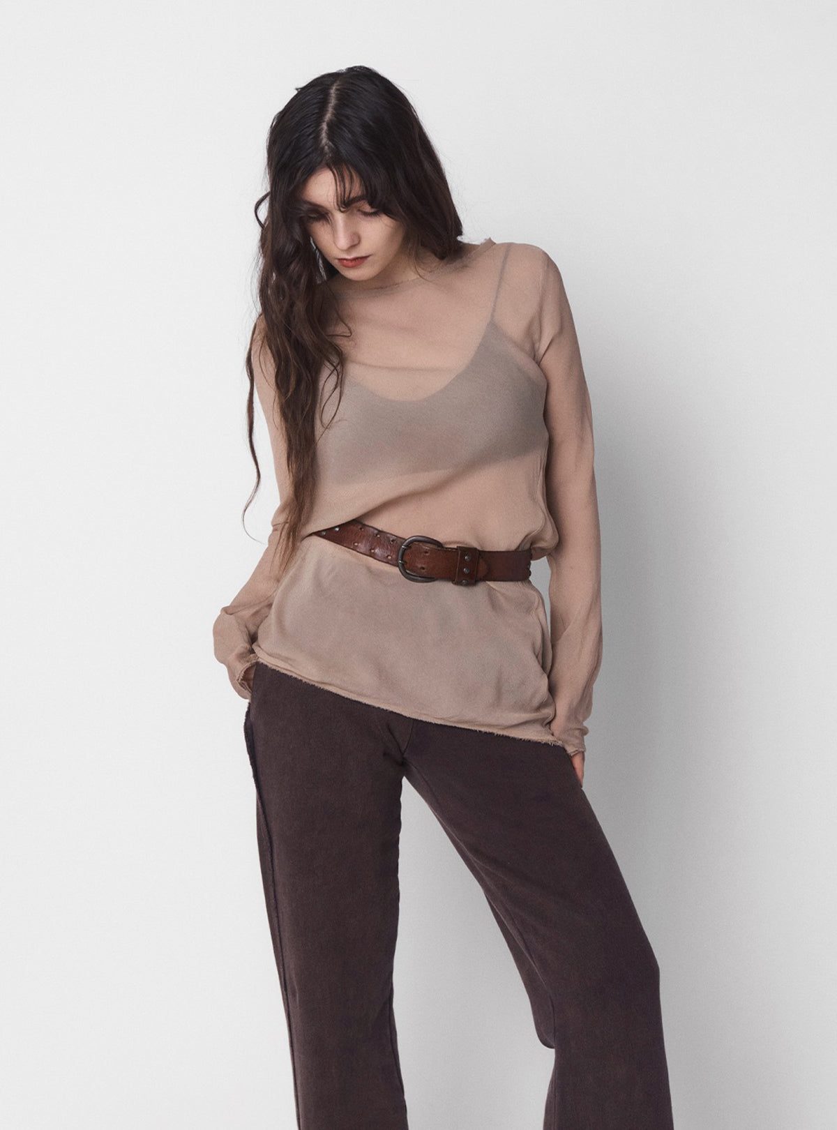 juemi シアートップス 【美品】 Sheer Cutoff Tops – JUEMI