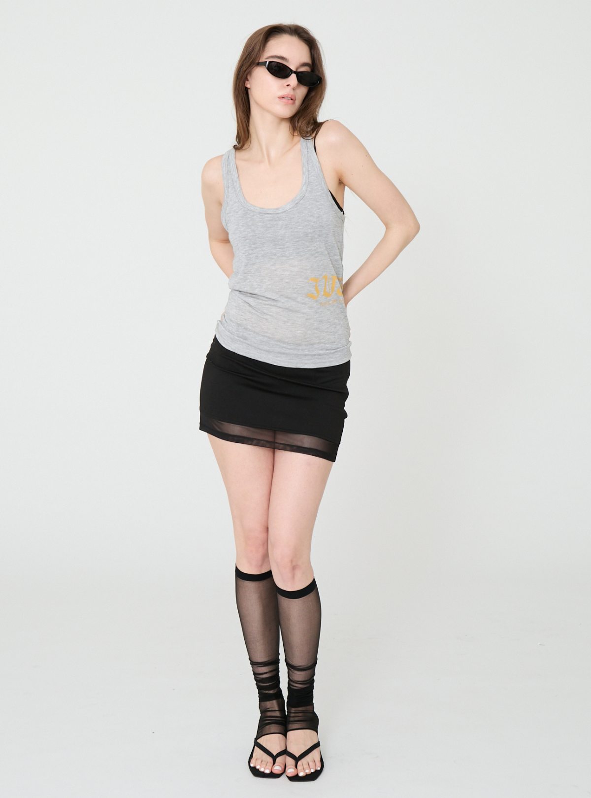 Slub Side Logo Tank