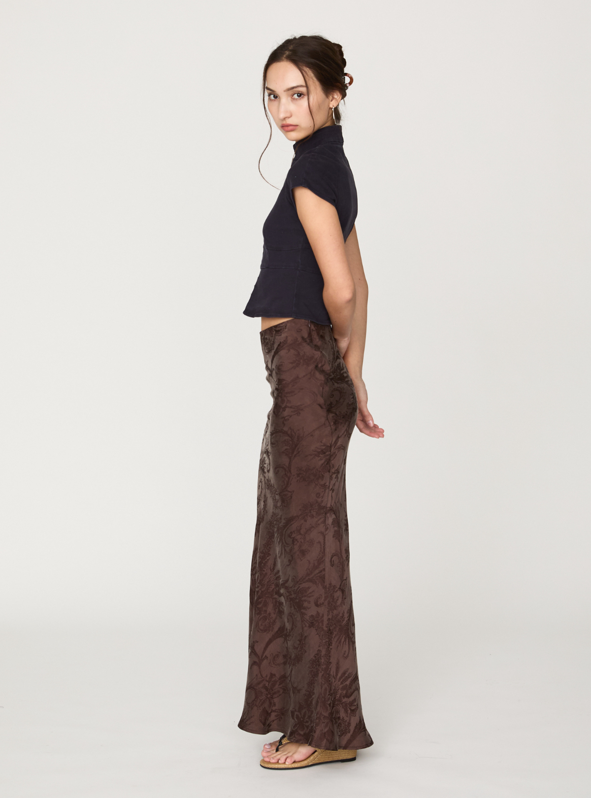 Cutout Peplum Top