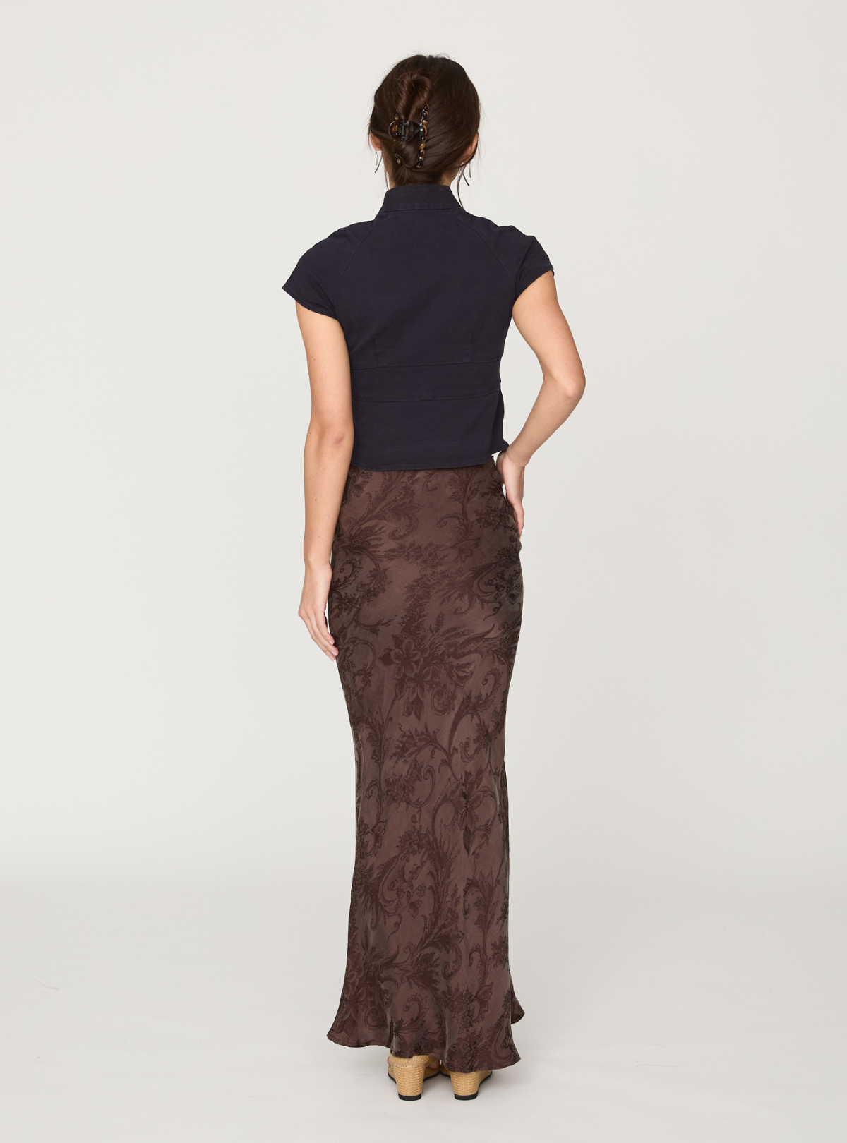 Cutout Peplum Top