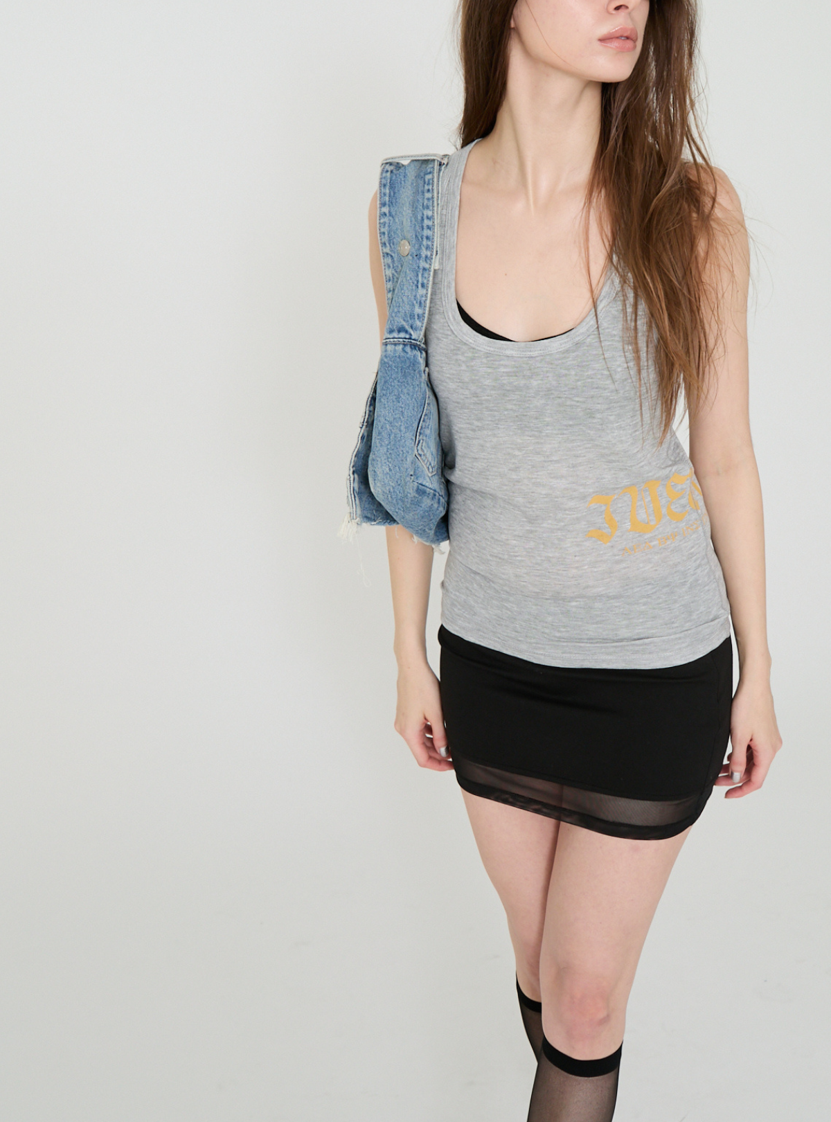 Slub Side Logo Tank