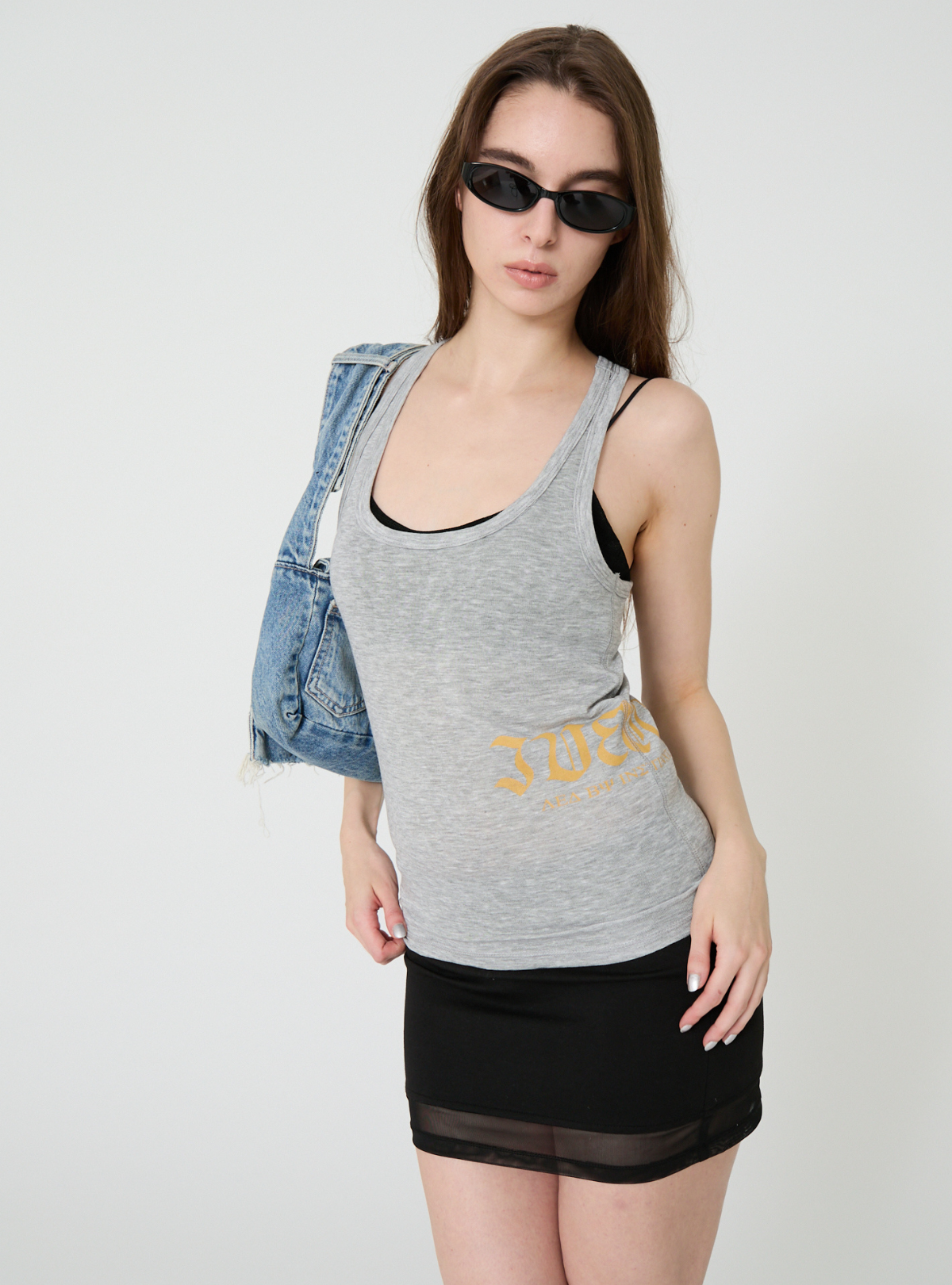 Slub Side Logo Tank