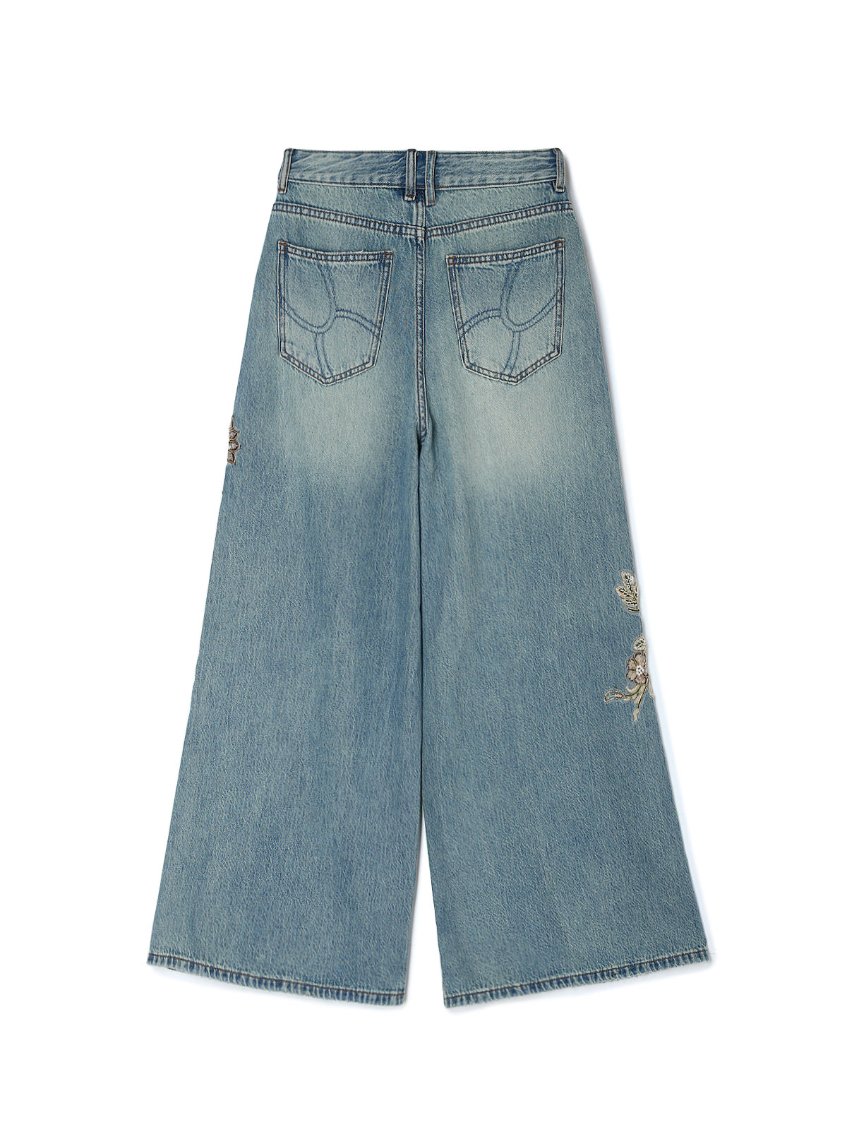 Bijou Bloom Wide Denim