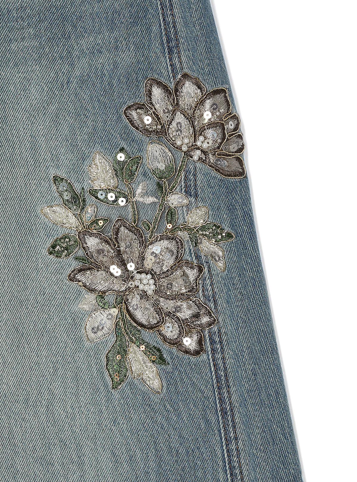 Bijou Bloom Wide Denim
