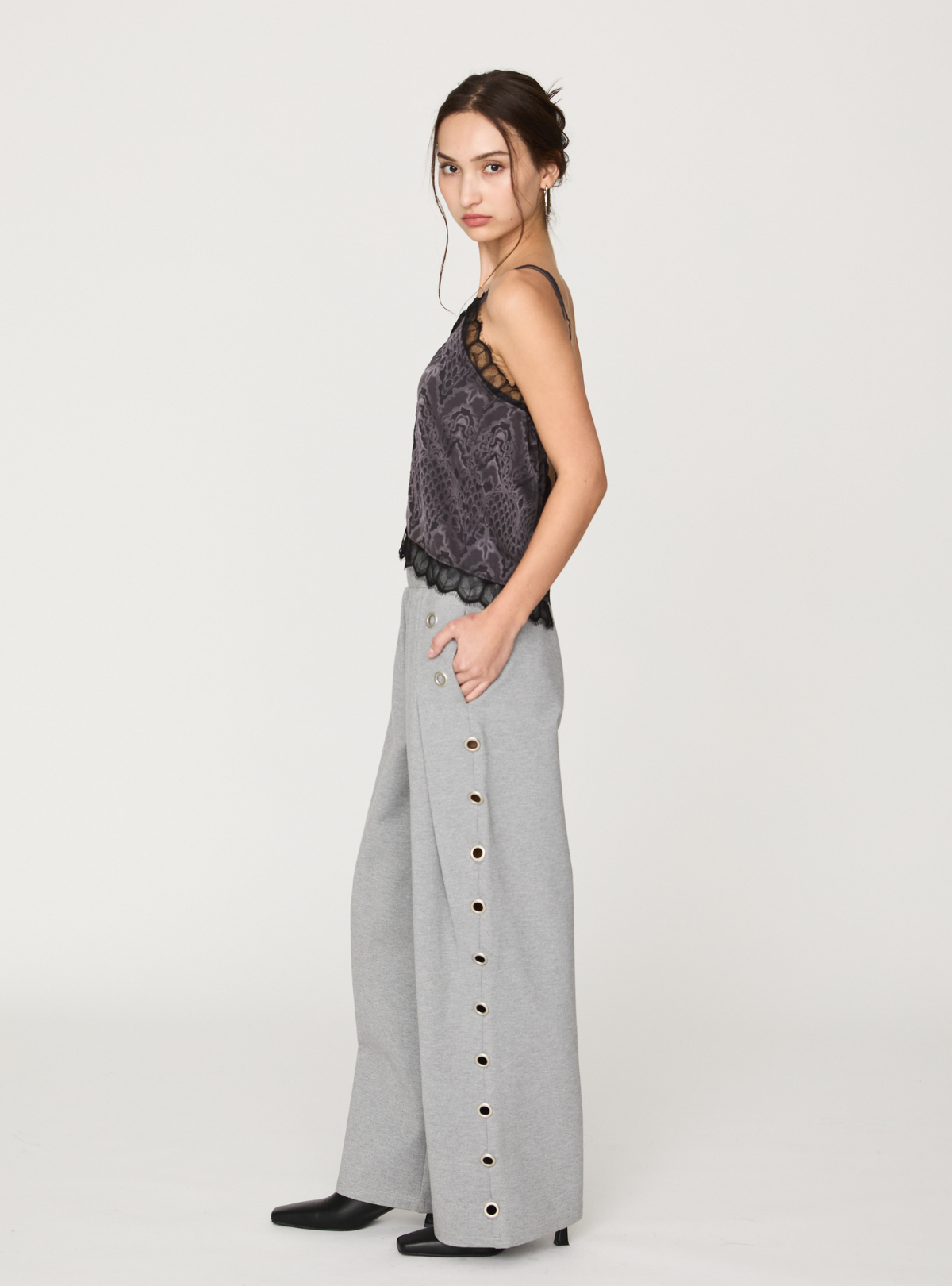 Back Knot Lace Cami