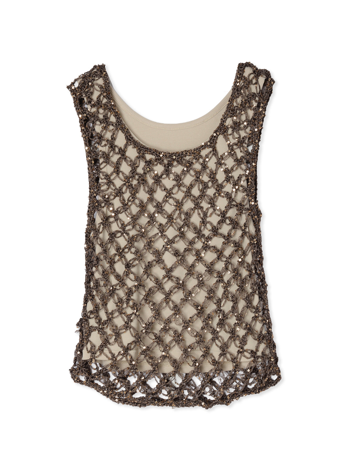 Sequin Lattice Tank Set