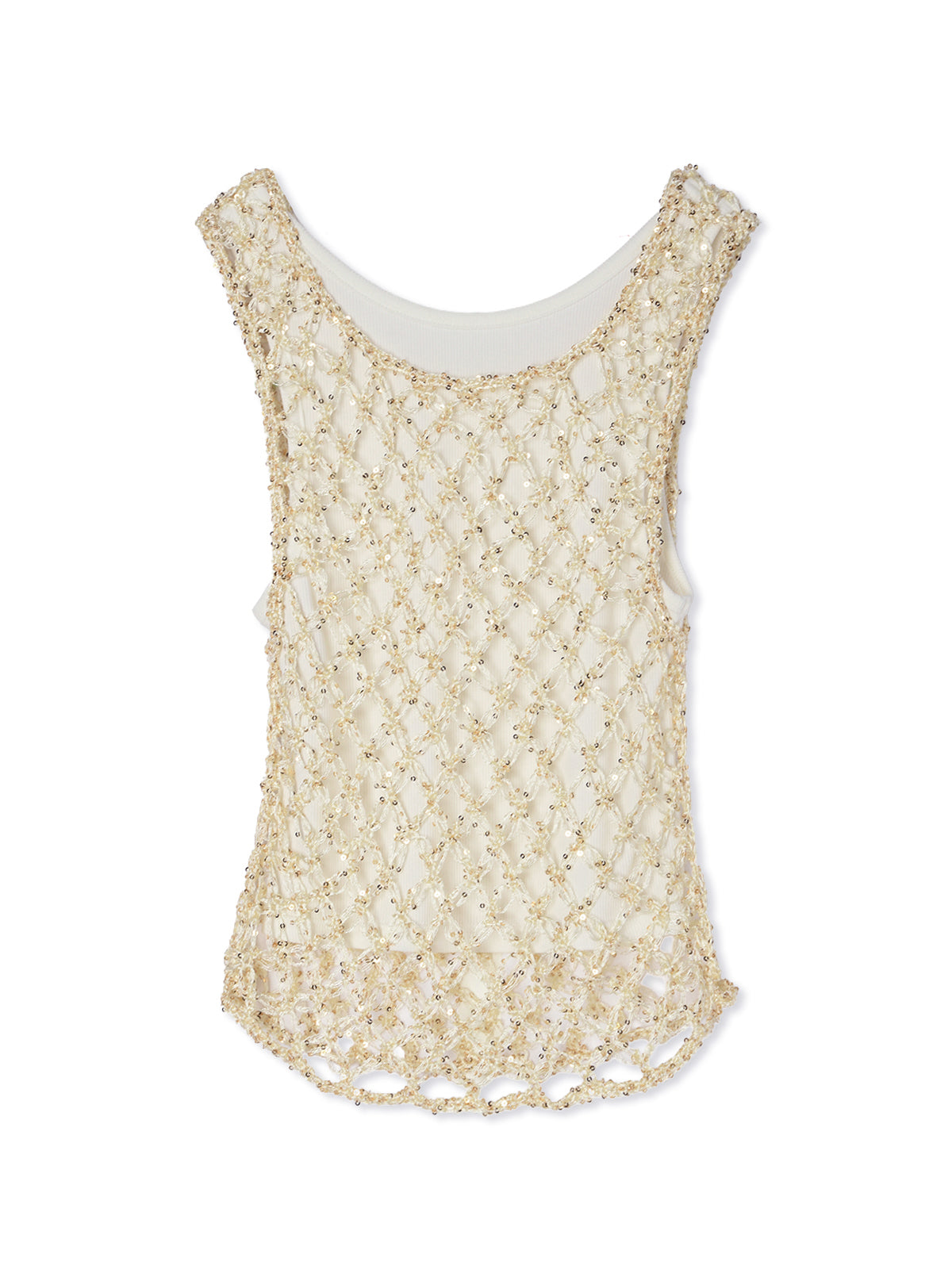 Sequin Lattice Tank Set