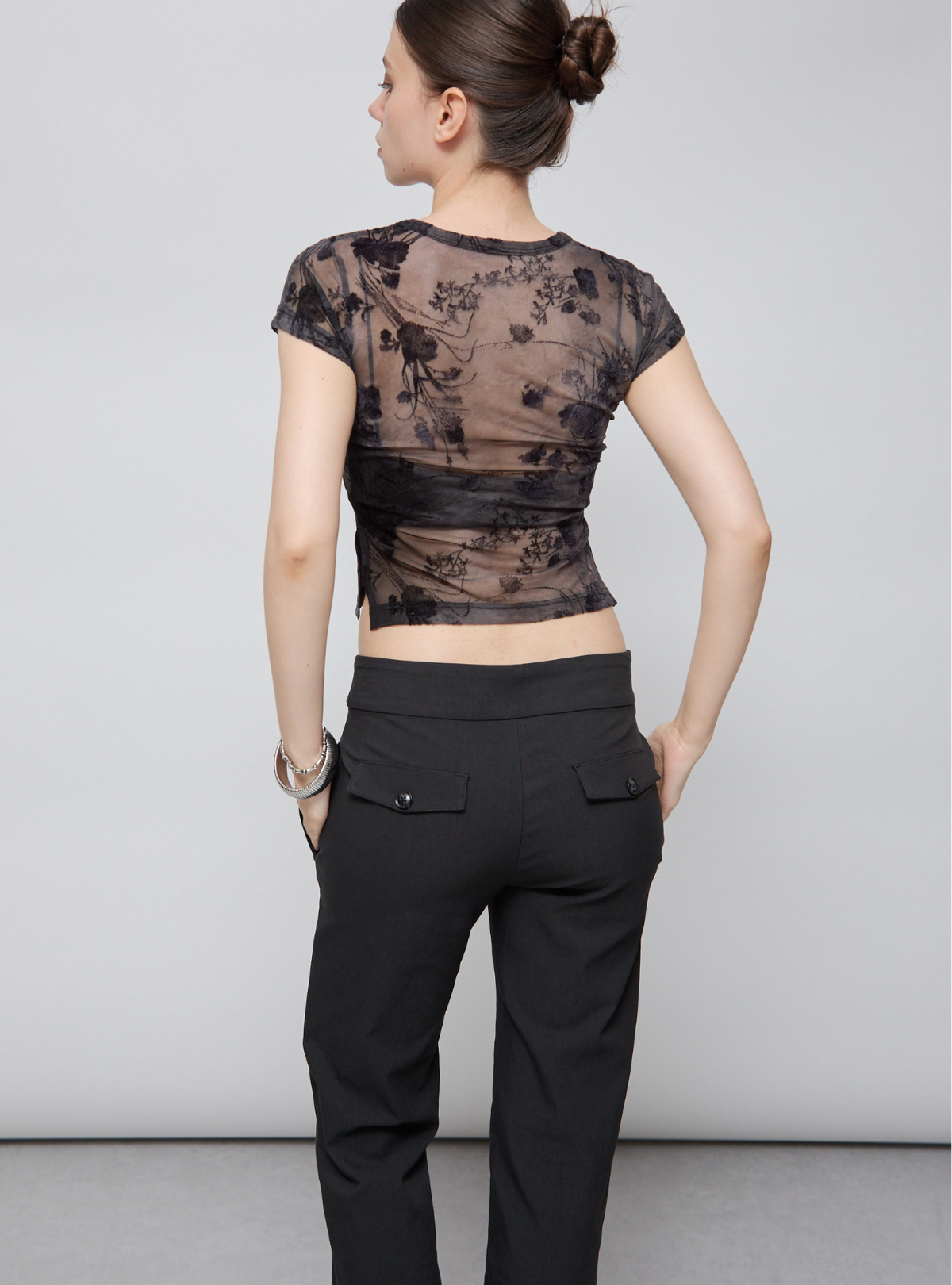 Double Belt Flare Pants