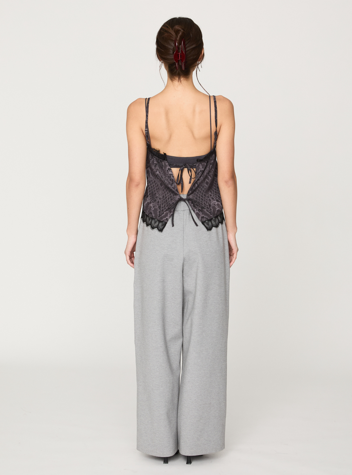 Back Knot Lace Cami