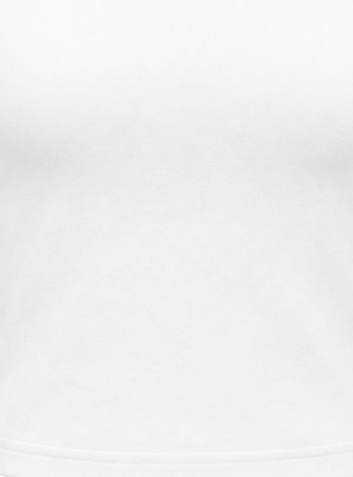 Shell Button High Neck Tee