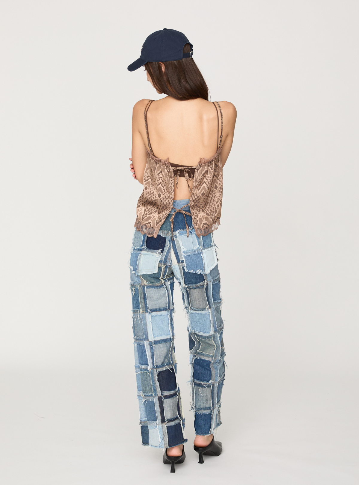 Back Knot Lace Cami