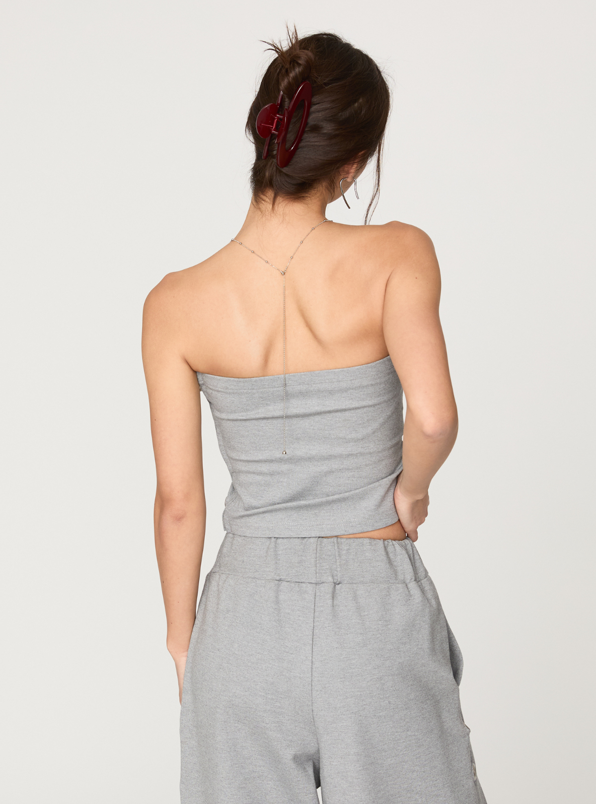 Smooth Eyelet Bare Top