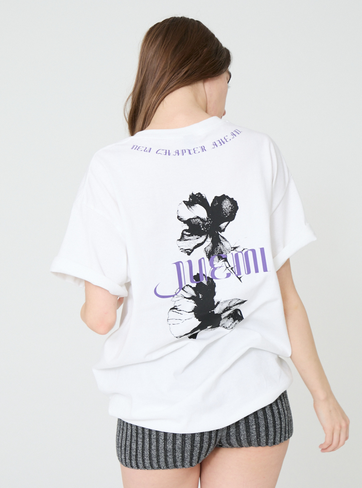 Noir Bloom Loose Tee