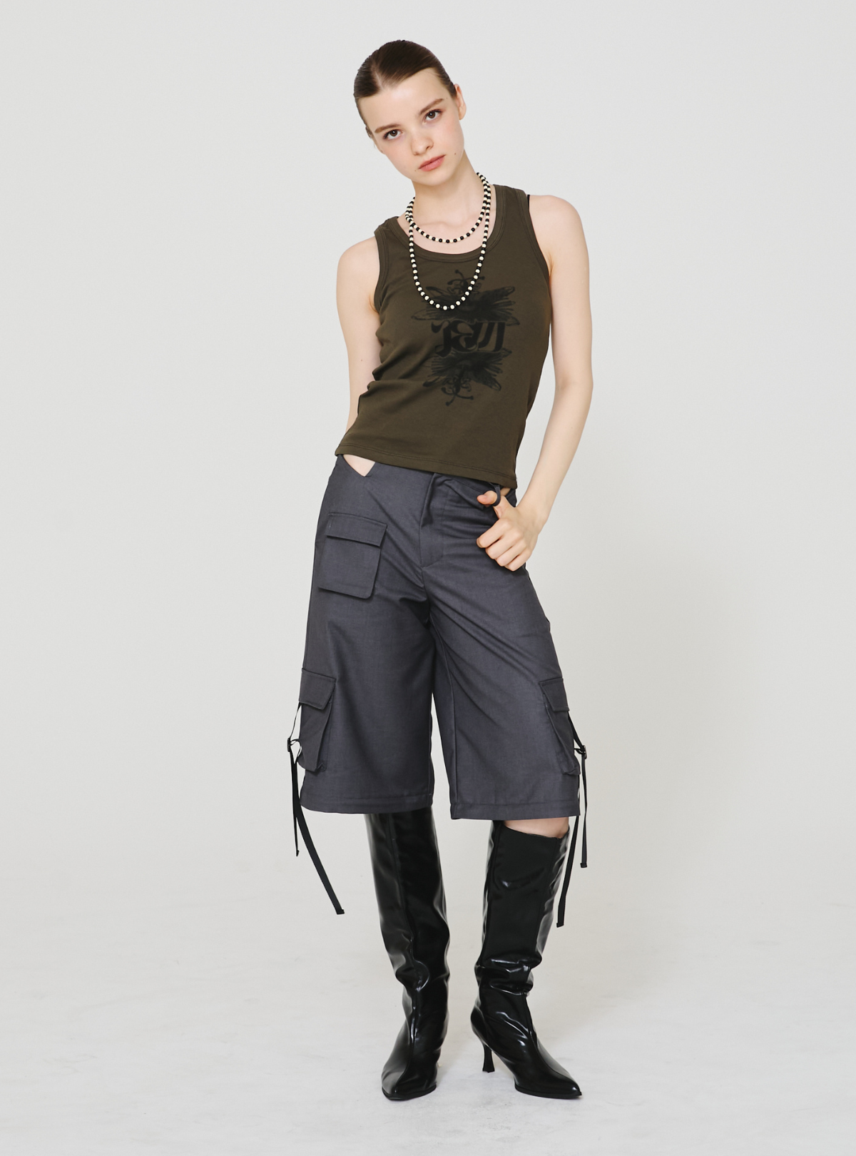 Passiflora Rib Tank Top