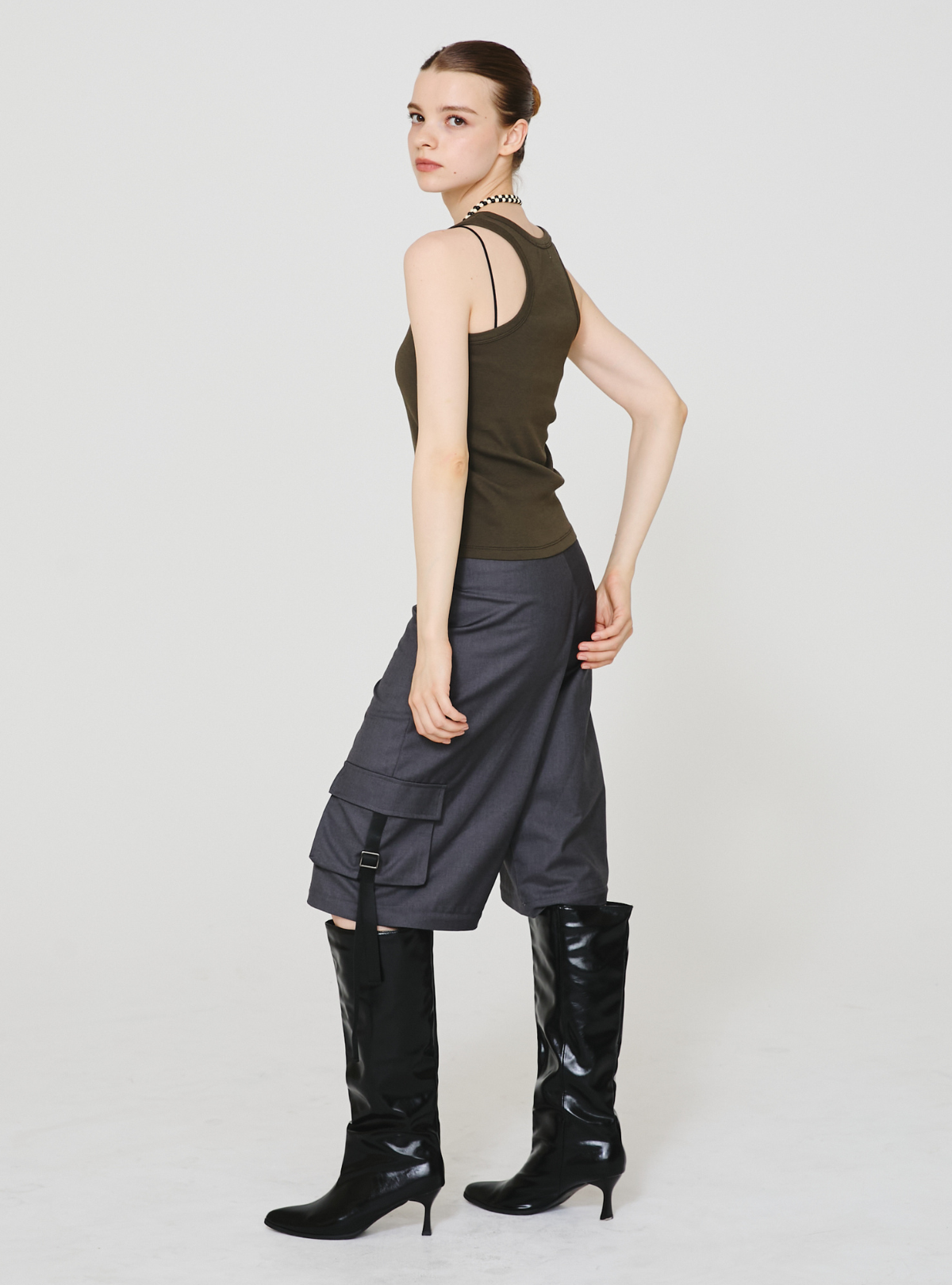 Passiflora Rib Tank Top