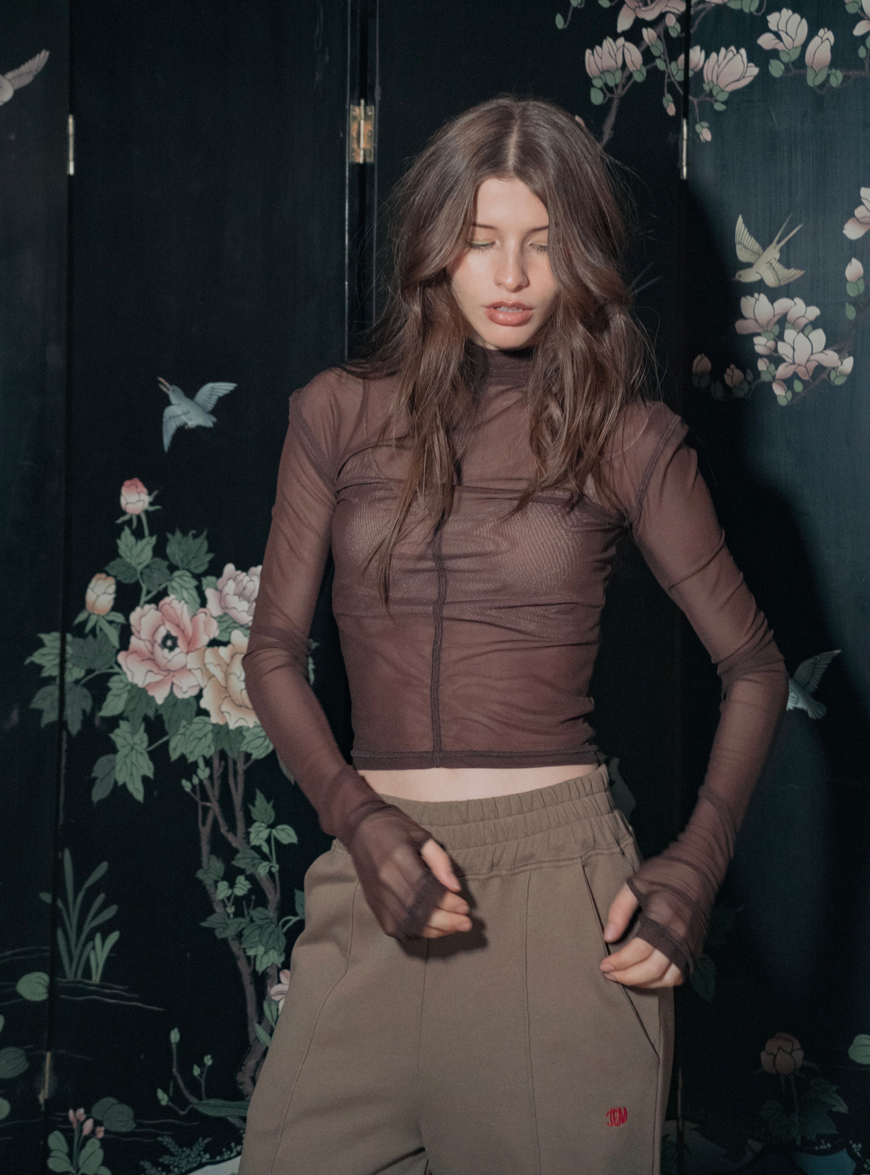 Sheer Stich Tulle Tops – JUEMI
