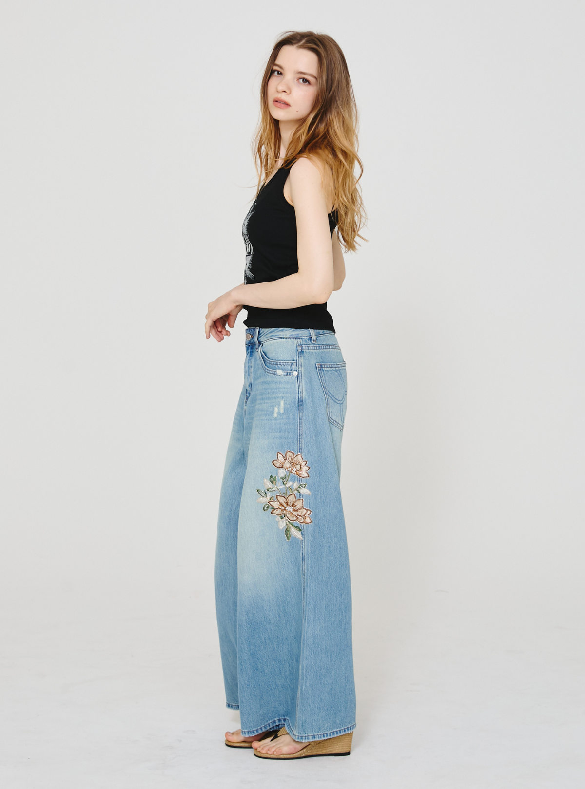 Passiflora Rib Tank Top