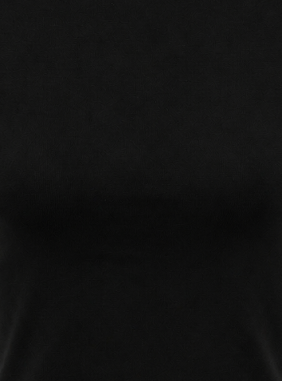 Shell Button High Neck Tee