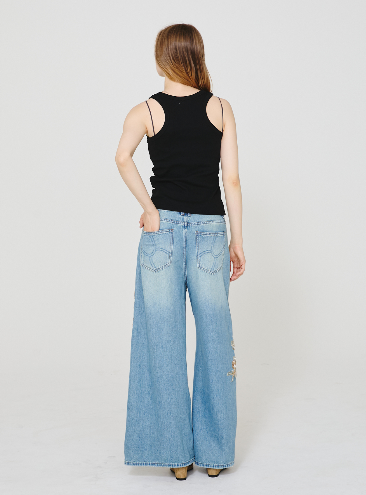 Passiflora Rib Tank Top