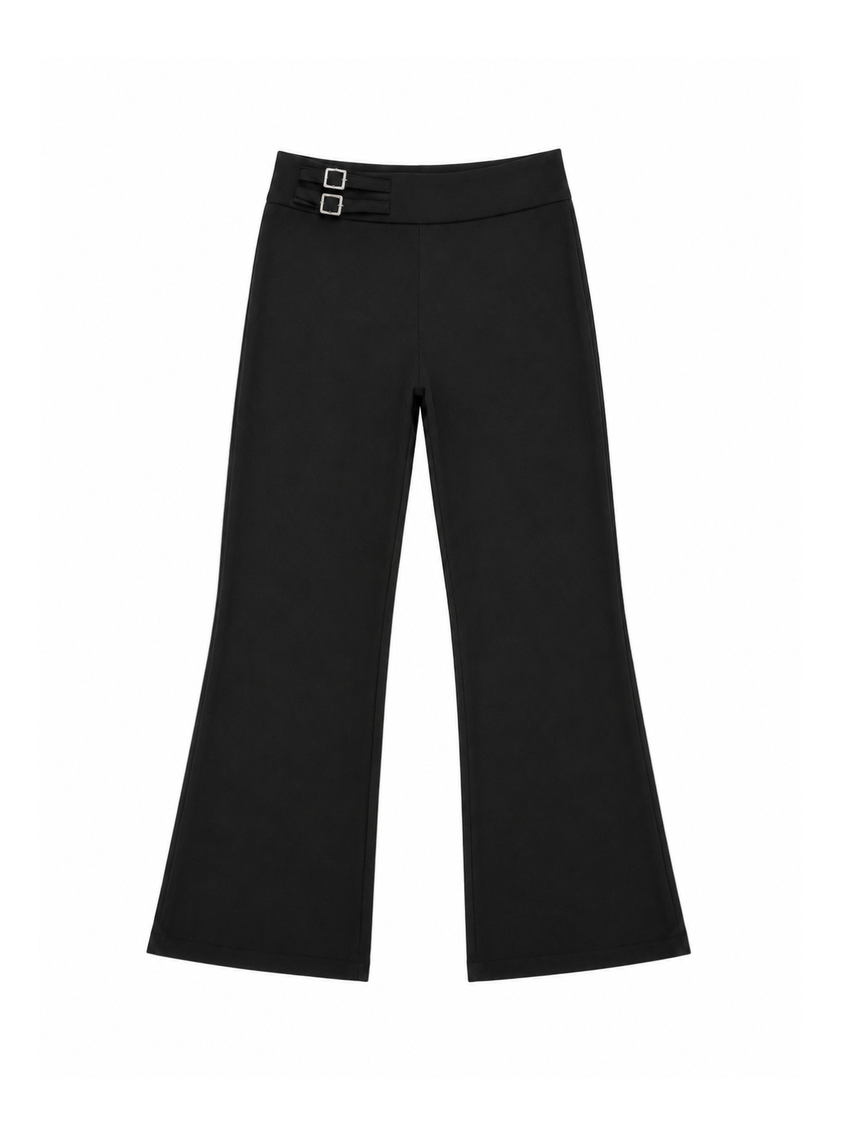 Double Belt Flare Pants