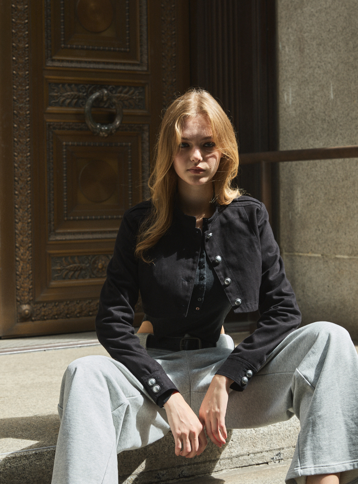 Military Twill Short Jacket