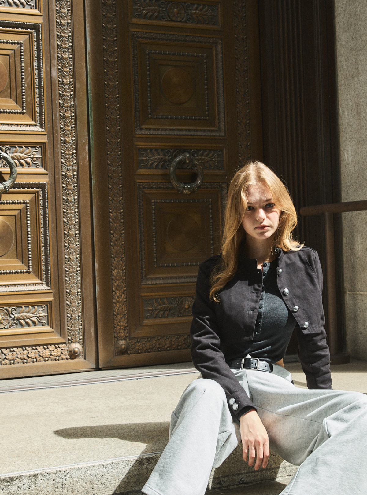 Military Twill Short Jacket