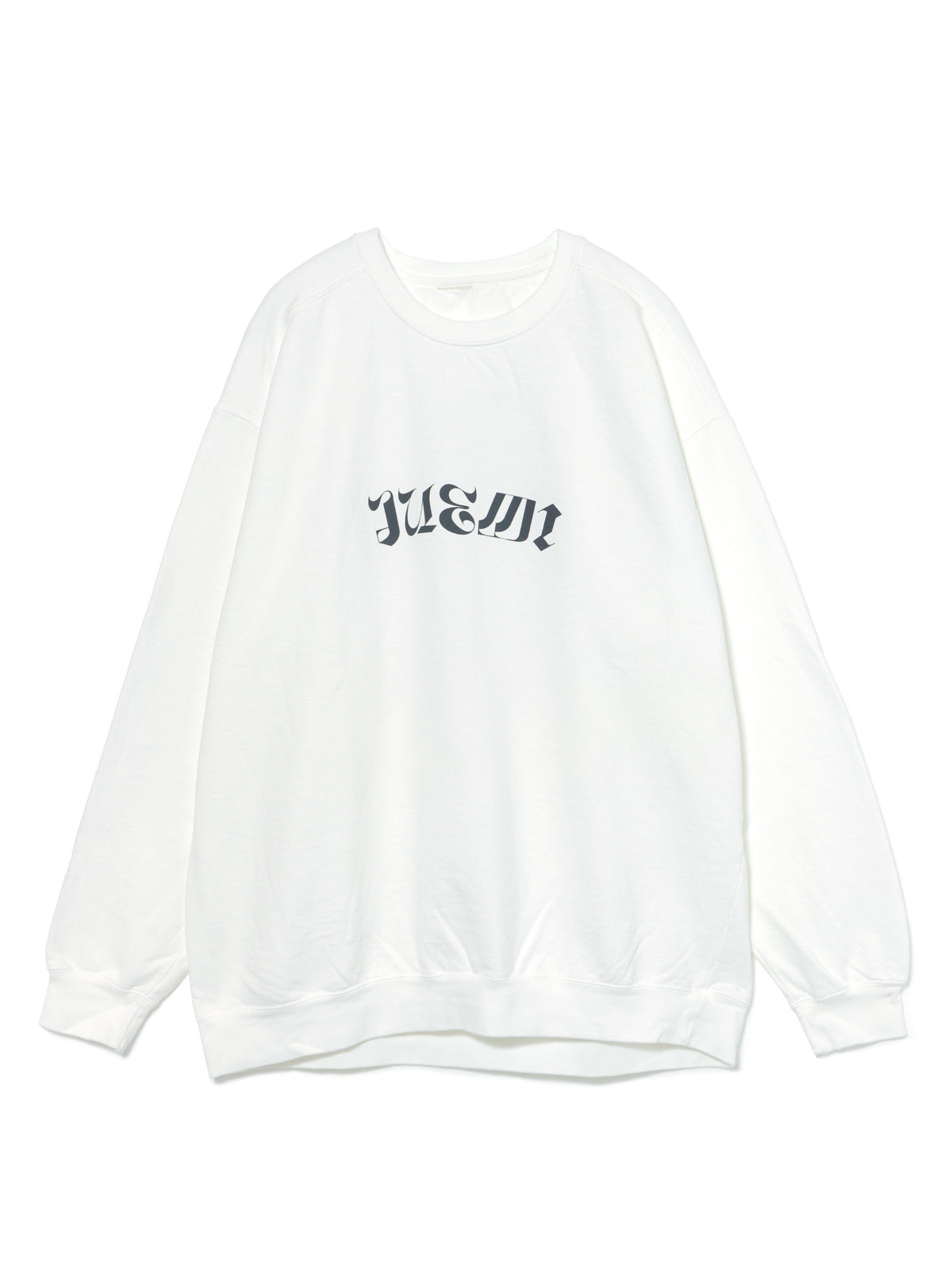 Juemi MACCIU TYPO SWEAT スウェット　トレーナー　ホワイト JUEMI 11th Anniversary Sweat