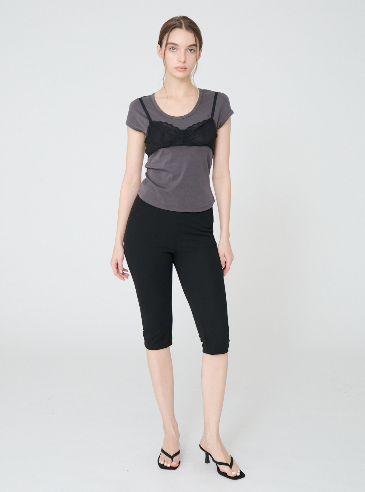 Bralette Layered Tee