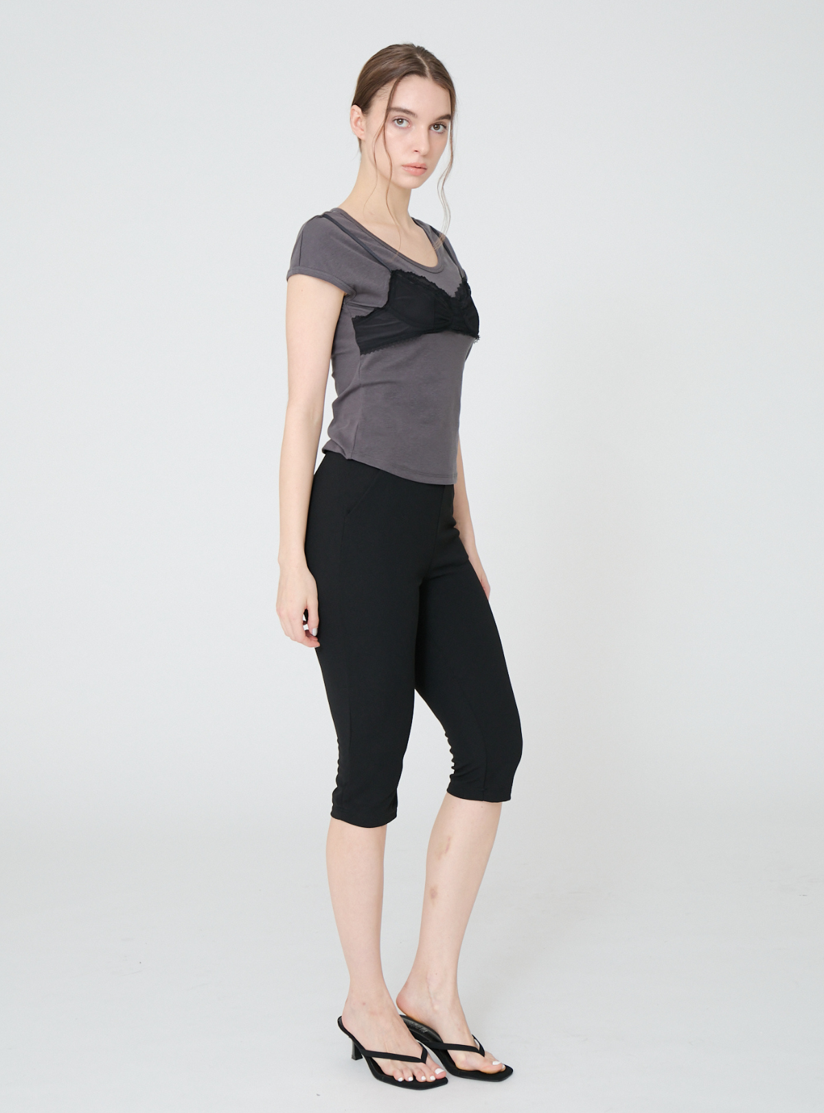 Bralette Layered Tee